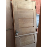porta maciça de madeira preço Jardim Paulista